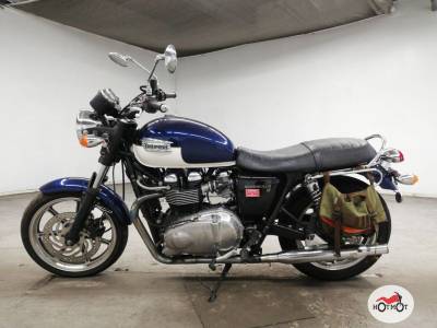 Мотоцикл TRIUMPH Bonneville T100 2009, СИНИЙ пробег 33086 с ПТС